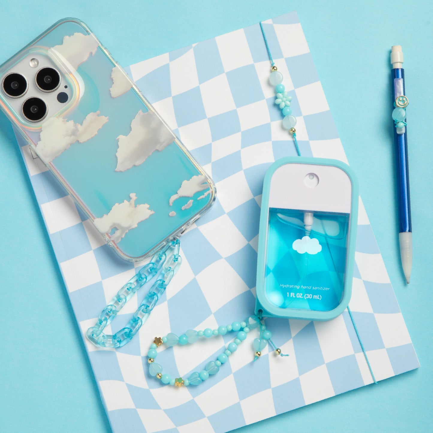 Blue Skies Bead Tube